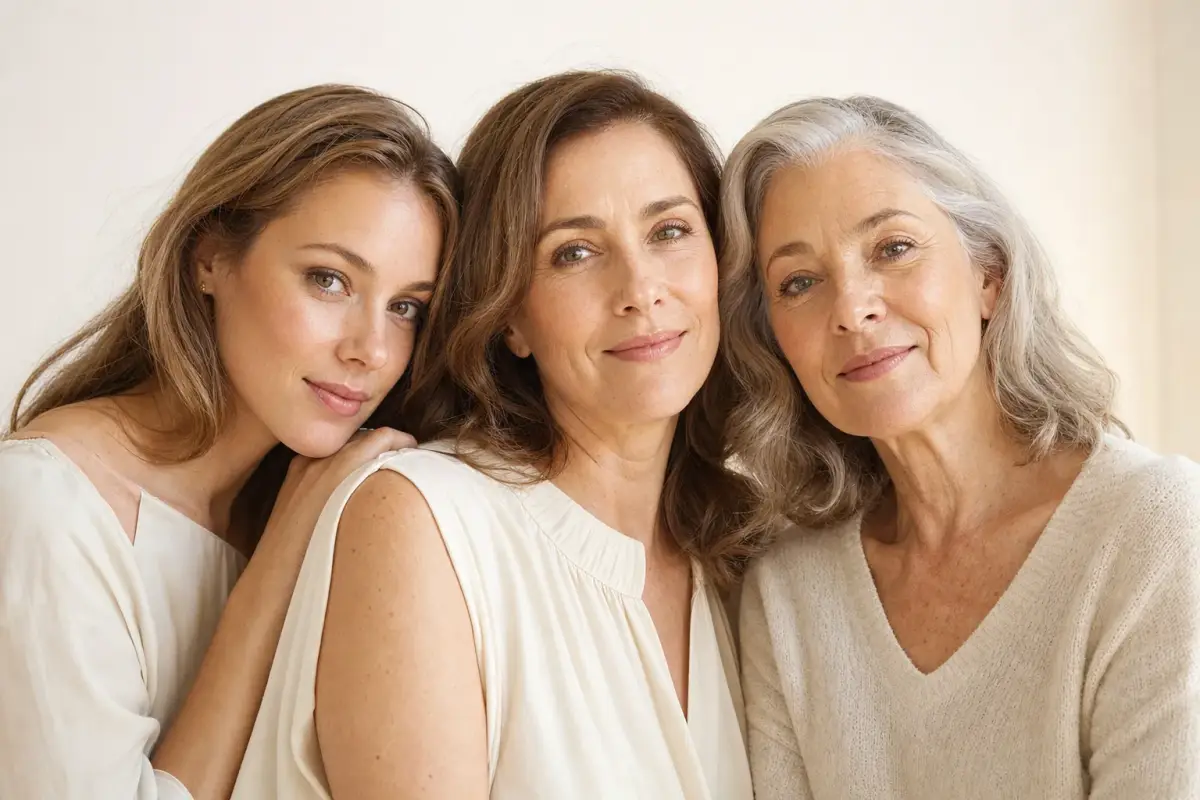 Three women of different ages