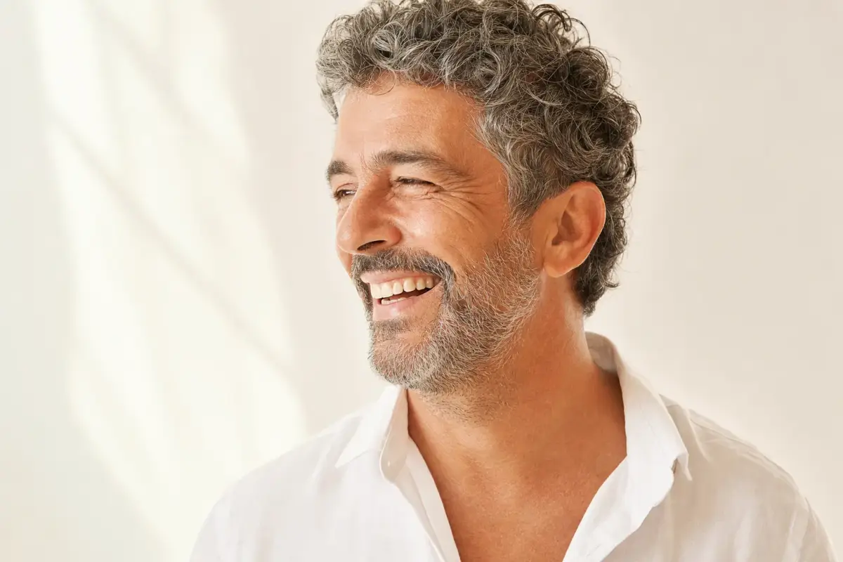 Man in his fifties with salt and pepper beard